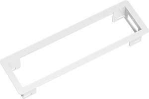 BACHMANN 915.001 Power Frame, 3x, white RAL 9010