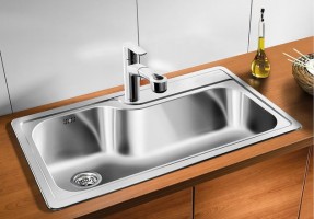 BLANCO 514029 Sink PLENTA brushed stainless steel without eccentric