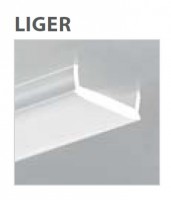 AL caping profile Liger milky 1000mm