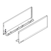 BLUM 770C6502I sidewall Legrabox C 650mm stainless steel