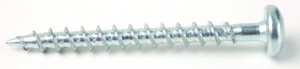 StrongFix Screw TX 5x30 half-round head zinc white T25