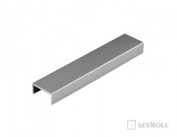 SEVROLL 02033 "U" profile for laminate 16mm 3m silver