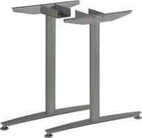 MILADESIGN table base central leg Linear LN3302 anthracite