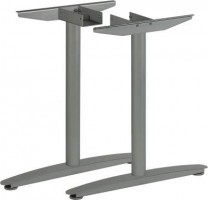 MILADESIGN table base central leg Linear LN3102 anthracite