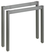 MILADESIGN Desk base Mobilar M6308 silver