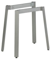 MILADESIGN Desk base Mobilar M6307–SL silver