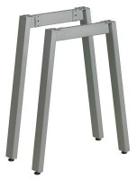 MILADESIGN Desk base Mobilar M6306–S silver