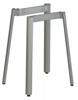 MILADESIGN Desk base Mobilar M6306E–SL silver