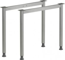 MILADESIGN Desk base G6 ST517/80 silver