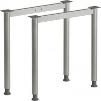 MILADESIGN Desk base G6 ST517/70 silver