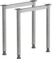 MILADESIGN Desk base G6 ST517/60 silver