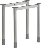 MILADESIGN Desk base G6 ST511/60 silver