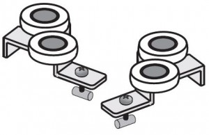 SEVROLL 10136 top trolley Simple (10mm Fala) asymmetric L+P