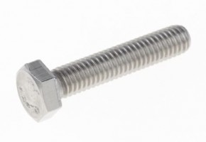 Hexagon screw full thread M14x20 DIN 933 stainless steel A2