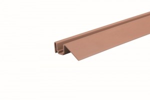 REHAU screw guide rail brown (cherry)