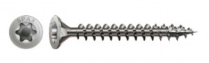 SPAX screw 3,5x30 countersunk head TXS,W,4C MH, nerez A2