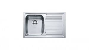 FRANKE Sink LLX 611/7L 790 x 500mm stainless steel drain left