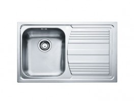 FRANKE Sink LLL 611/7L 790 x 500mm stainless steel woven structure drain left