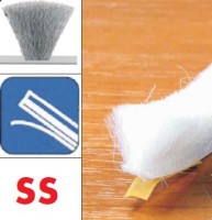 OKE-stop brush self-adhesive 6.7x4mm white