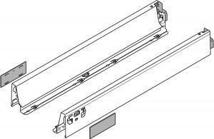 BLUM 378N5502SA sidewall Antaro 550 grey R+L