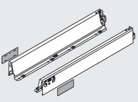 BLUM 378N4502SA sidewall Antaro 450 grey R+L