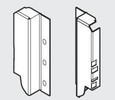 BLUM Z30B000S.04 back fixings bracket Antaro "B" black R+L