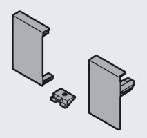 BLUM ZIF.71M0 front clamps Antaro white L+R