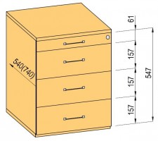 K-BBP Container 740mm type 3/version 8