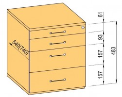 K-BBP Container 740mm type 1/version 8