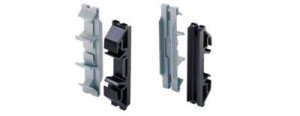 HETTICH 10128 Orga-clip plastic black