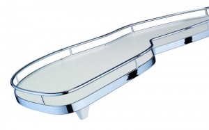 KES 047925 LeMans II ARENA classic 600mm left - gray base/railing silver