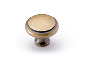 HETTICH 9113286 Knob SOLVA d30 mm antique gold