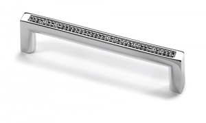 HETTICH 9113712 Handle SATURNIA 140/128 mm glossy chrome