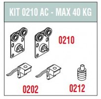 SISCO 0210 fittings set for interior doors 40kg