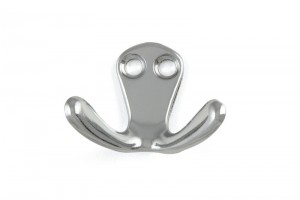 TULIP hook Lerico polished chrome + screws