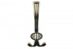 TULIP Hook Rubico XL antique brass + screws