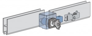 TERNO lock for glass sliding doors