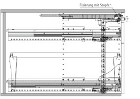 HETTICH 43467 drawing 1:1 Systema Top 2000