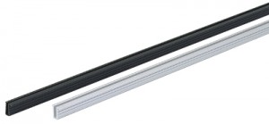 HETTICH 71109 SlideLine 56  and guiding profile 3000mm dark anodized AL