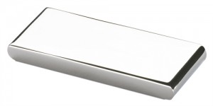 HETTICH 115020 Handle FERMO 74/64 or 32 mm glossy chrome