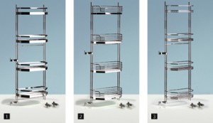 HETTICH 9079859 Dispenza Duo shelf 600 1700 mm