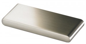 HETTICH 115019 Handle FERMO 74/64 or 32 mm imitation stainless steel