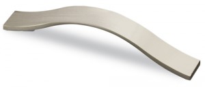 HETTICH 9065612 Handle Genoa L170/128 steel imitation