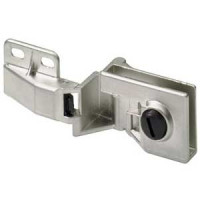 HETTICH 30866 hinge ET 5160 for glass doors, nickel-plated, matt