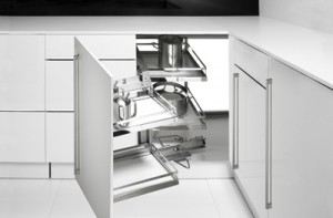 HETTICH 73504 Moving Corner 900x900 mm left silver